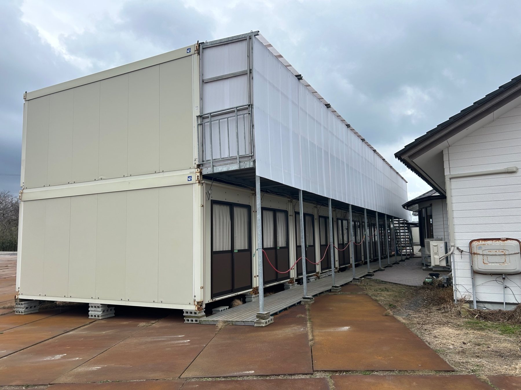 2階建て仮設ハウス